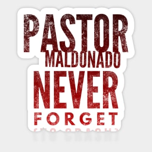Pastor Maldonado Meme Sticker